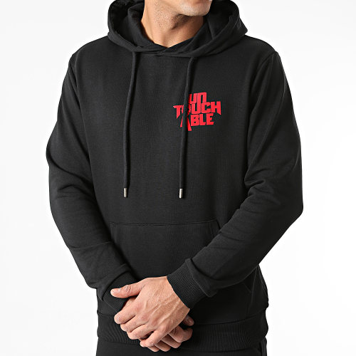 Ensemble De Survêtement Logo Back Noir Rouge