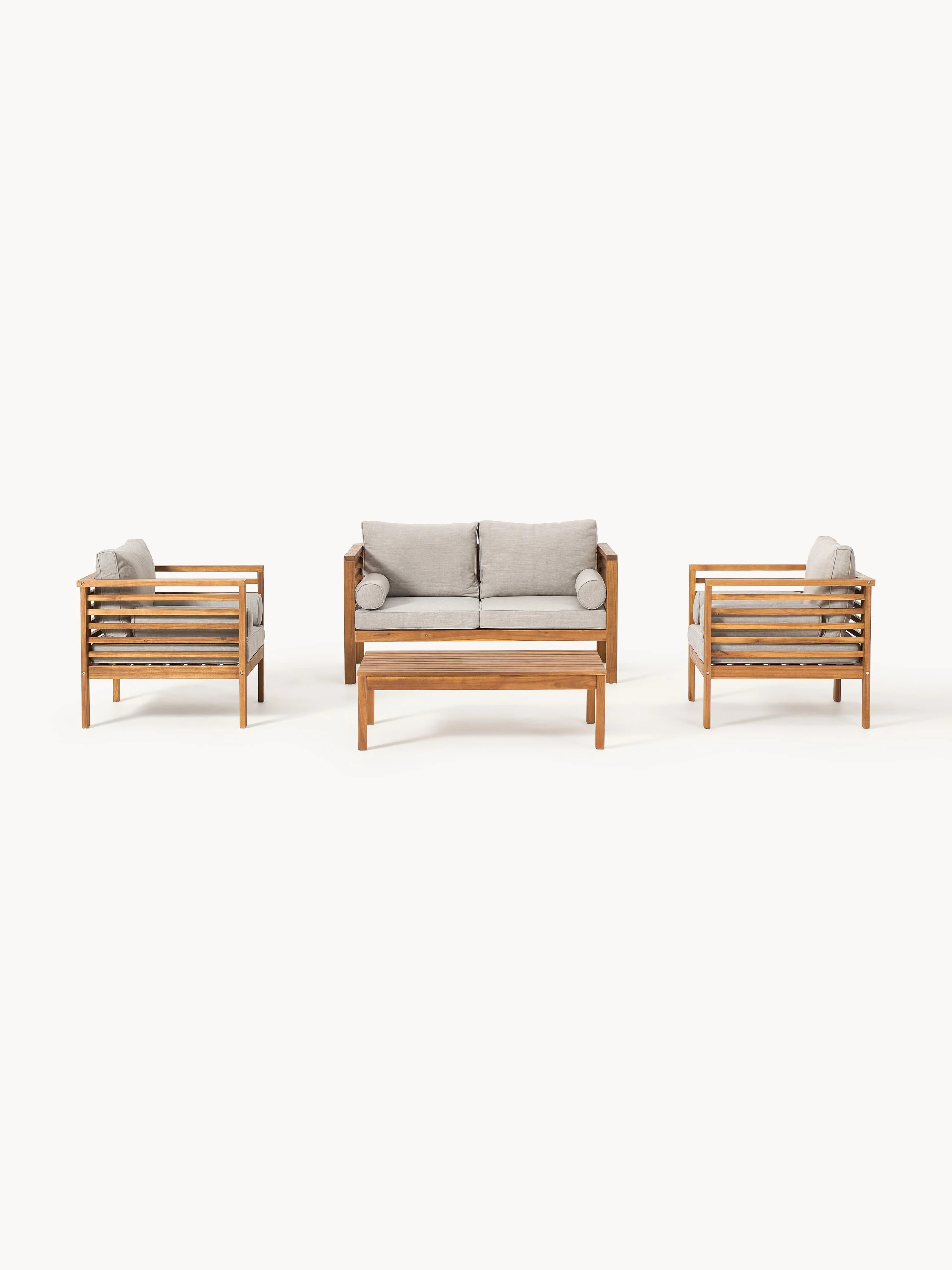 Tuin loungeset Bo van acaciahout, 4-delig