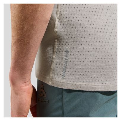 T-shirt Technique Odlo Ascent Performance Wool 125 Gris