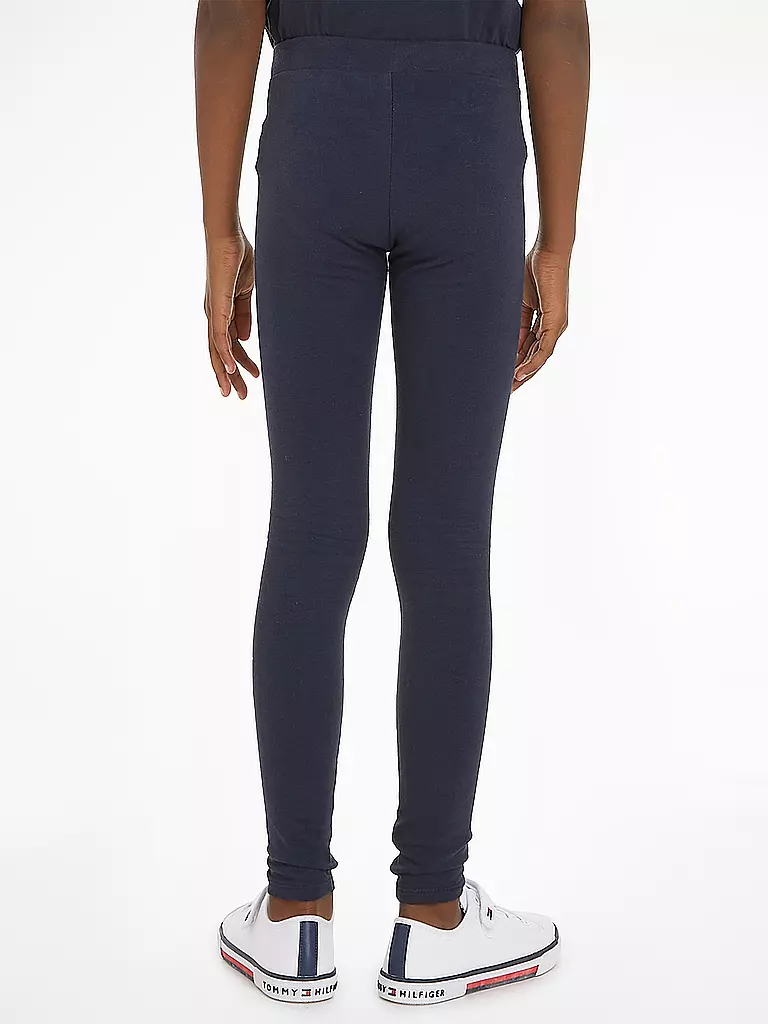 TOMMY HILFIGER Mädchen Leggings Essential dunkelblau