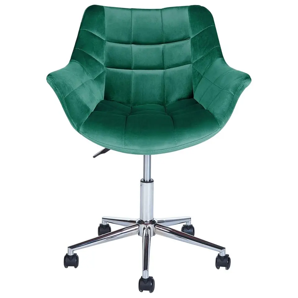 LABELLE - Bureaustoel - Groen - Fluweel