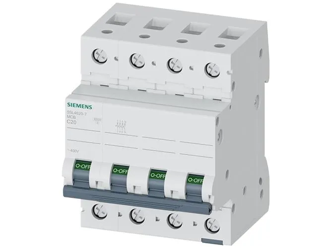 Siemens 5SL46207 5SL4620-7 Ledningssikkerhedsafbryder 20 A 400 V