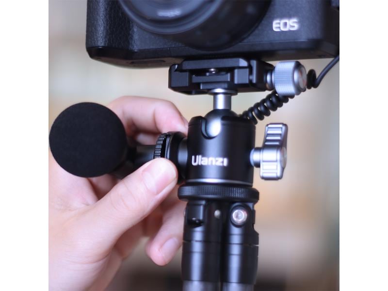 Ulanzi Kugelkopf U-80L Vielseitiger Kugelkopf für kompakte digitale Video- und Systemkameras