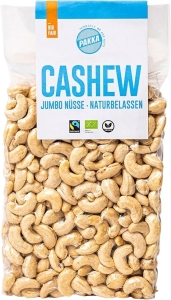 Pakka Cashew ungeröstet nature Bio, 1 kg
