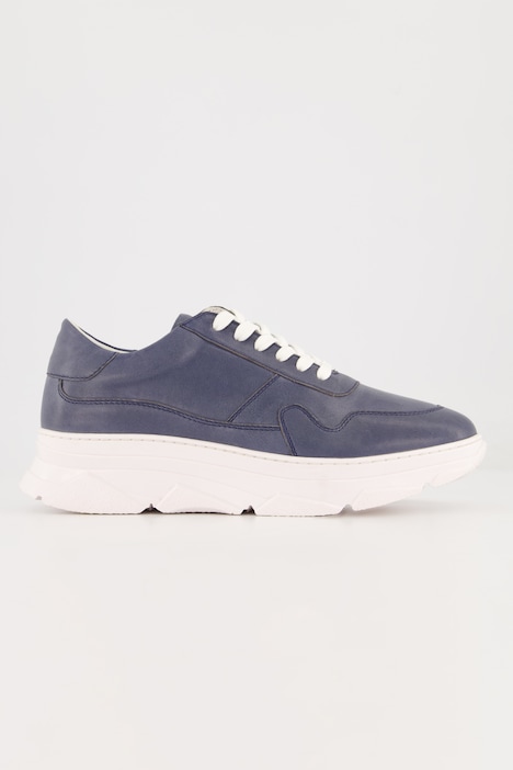 Leder-Sneaker, Nappaleder, Chunky-Sohle, Weite H