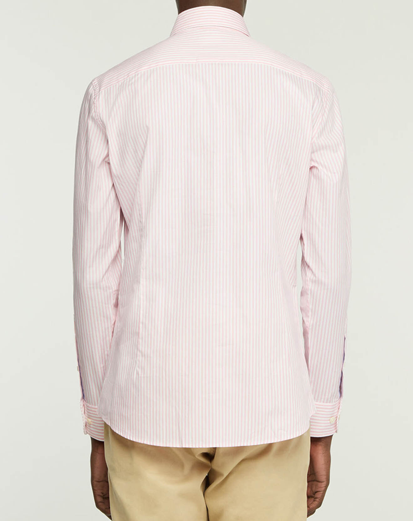 Hackett London Chemise Slim Fit Strip Bat à rayures  rose