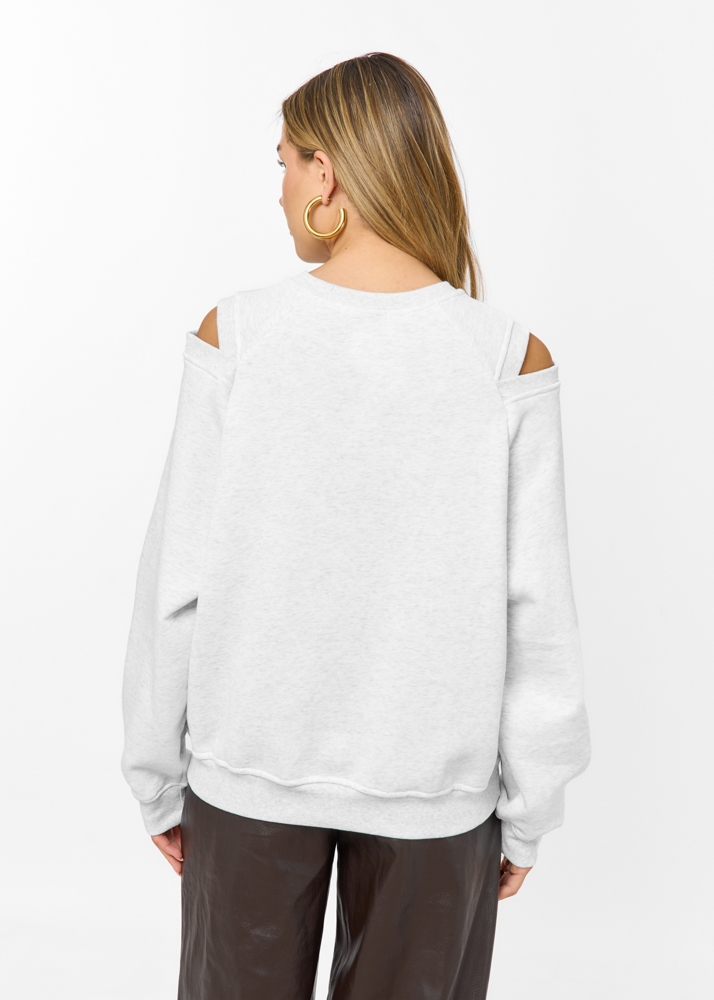 Floor sweater lichtgrijs