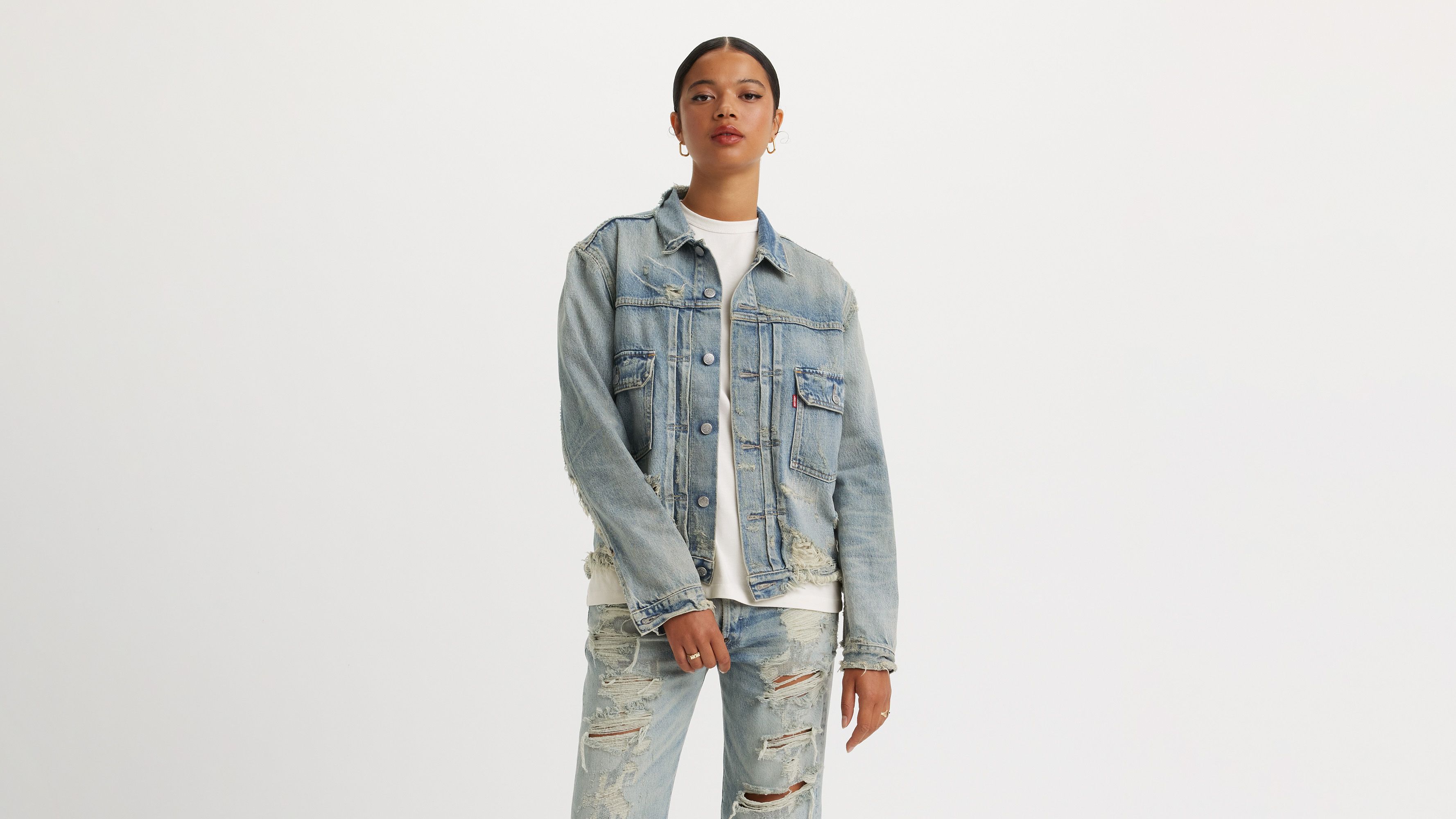 Levi's® x KENZO Type II Trucker Jacket - Light Indigo - Bleu