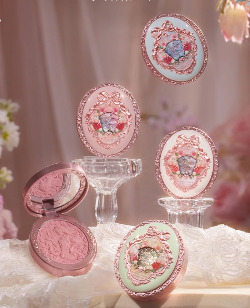 Flower Knows - Midzomer Sprookjes Fluweel Embossed Blush - 01