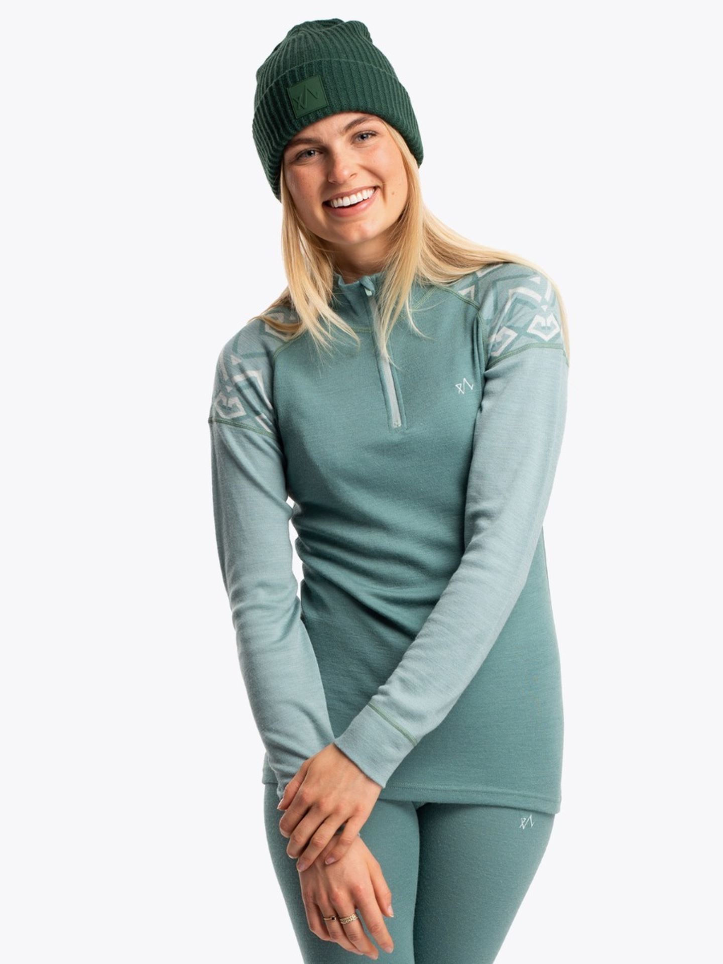 Finse Freja Ull Half zip
