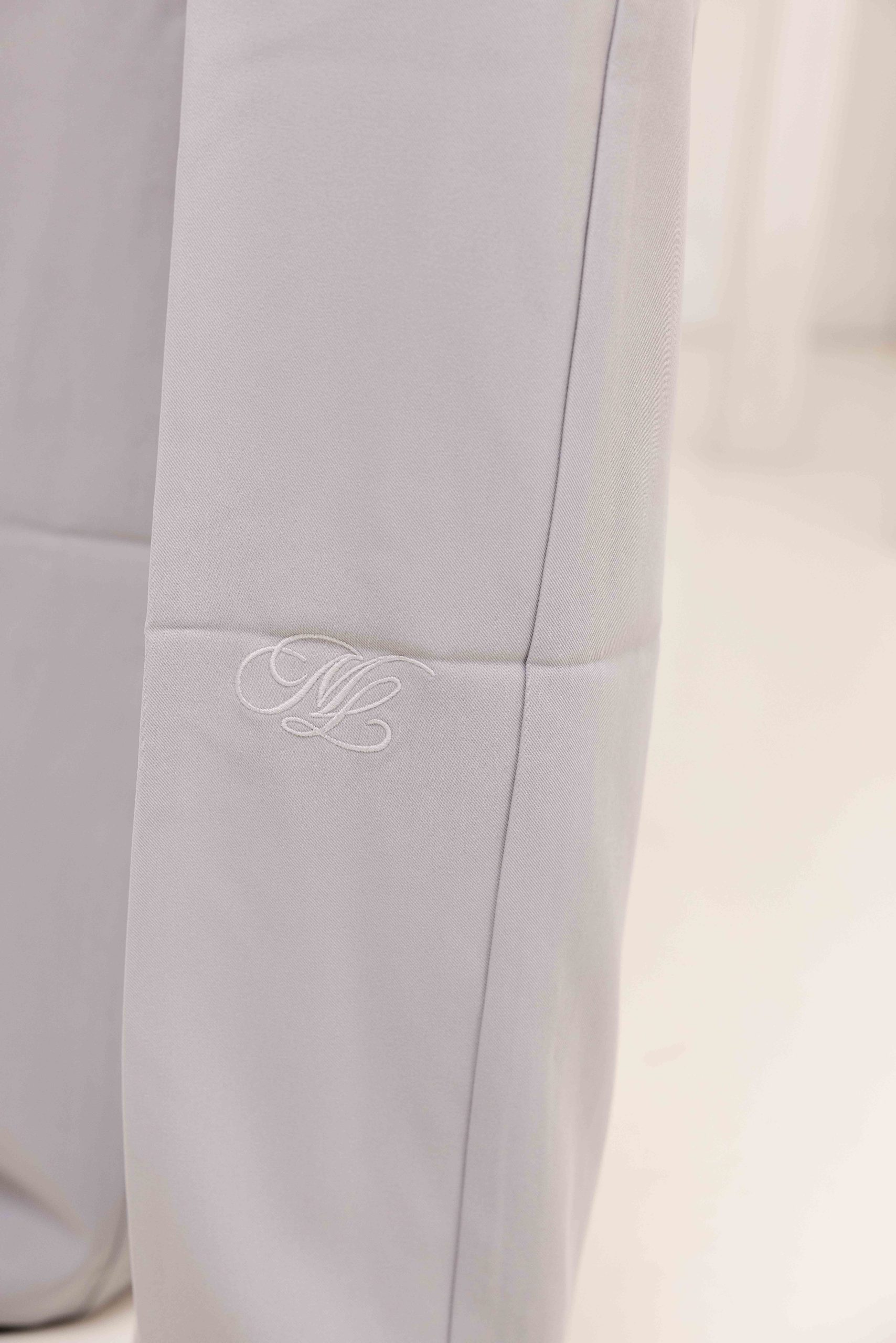 Malelions Social Club Pantalon Dames Lichtgrijs