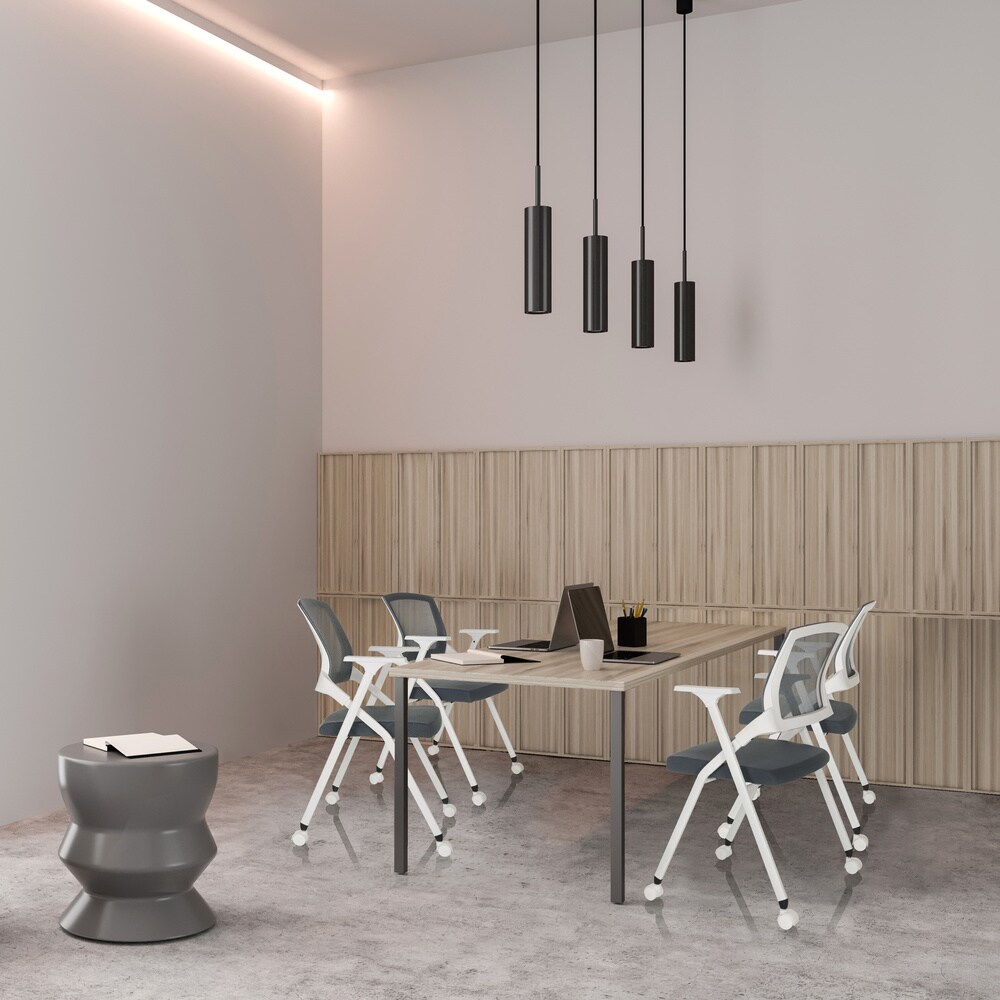 Klappstuhl PRIORITY II W Stoff/Netzstoff mit Armlehnen hjh OFFICE