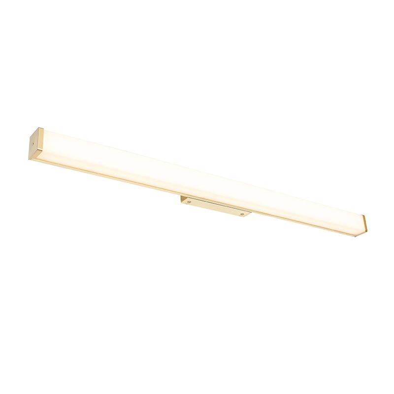 Badkamer wandlamp messing 92 cm incl. LED IP44 - Cascada