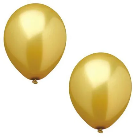 Pap Star Luftballons gold 10 Stück