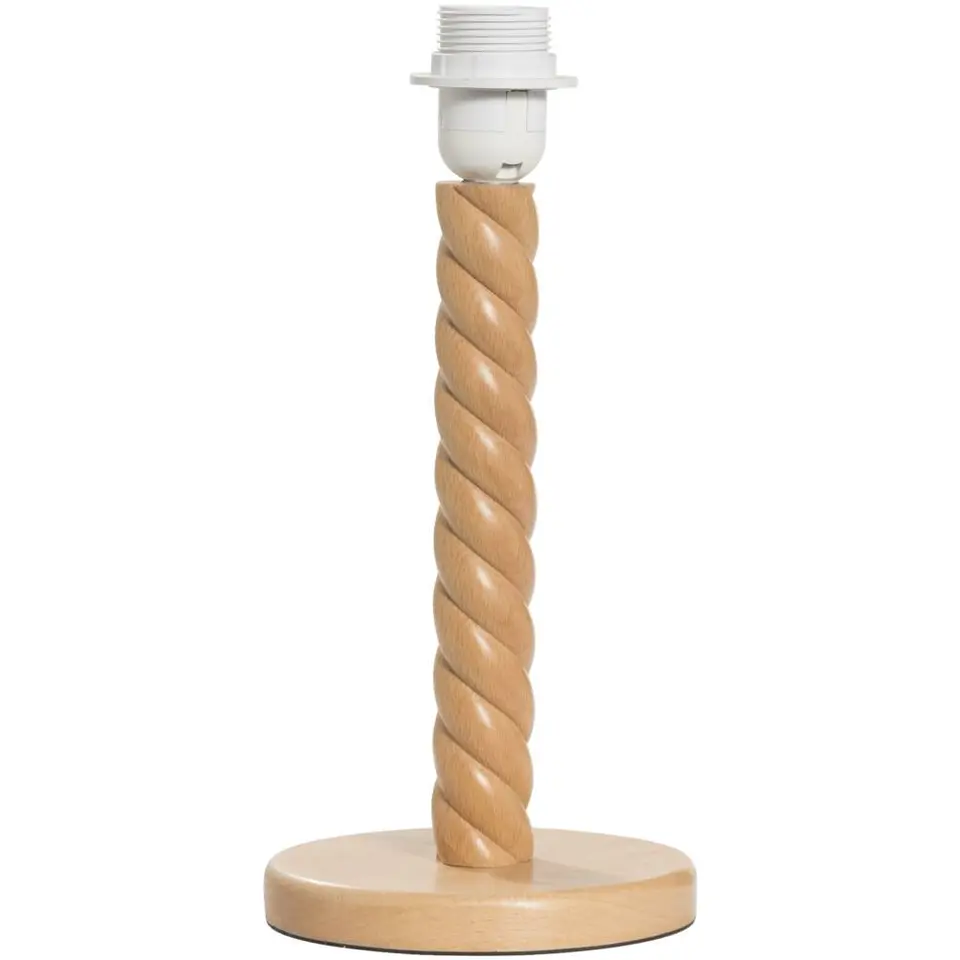 Lampvoet Noan - naturel hout - 32,5xØ15 cm