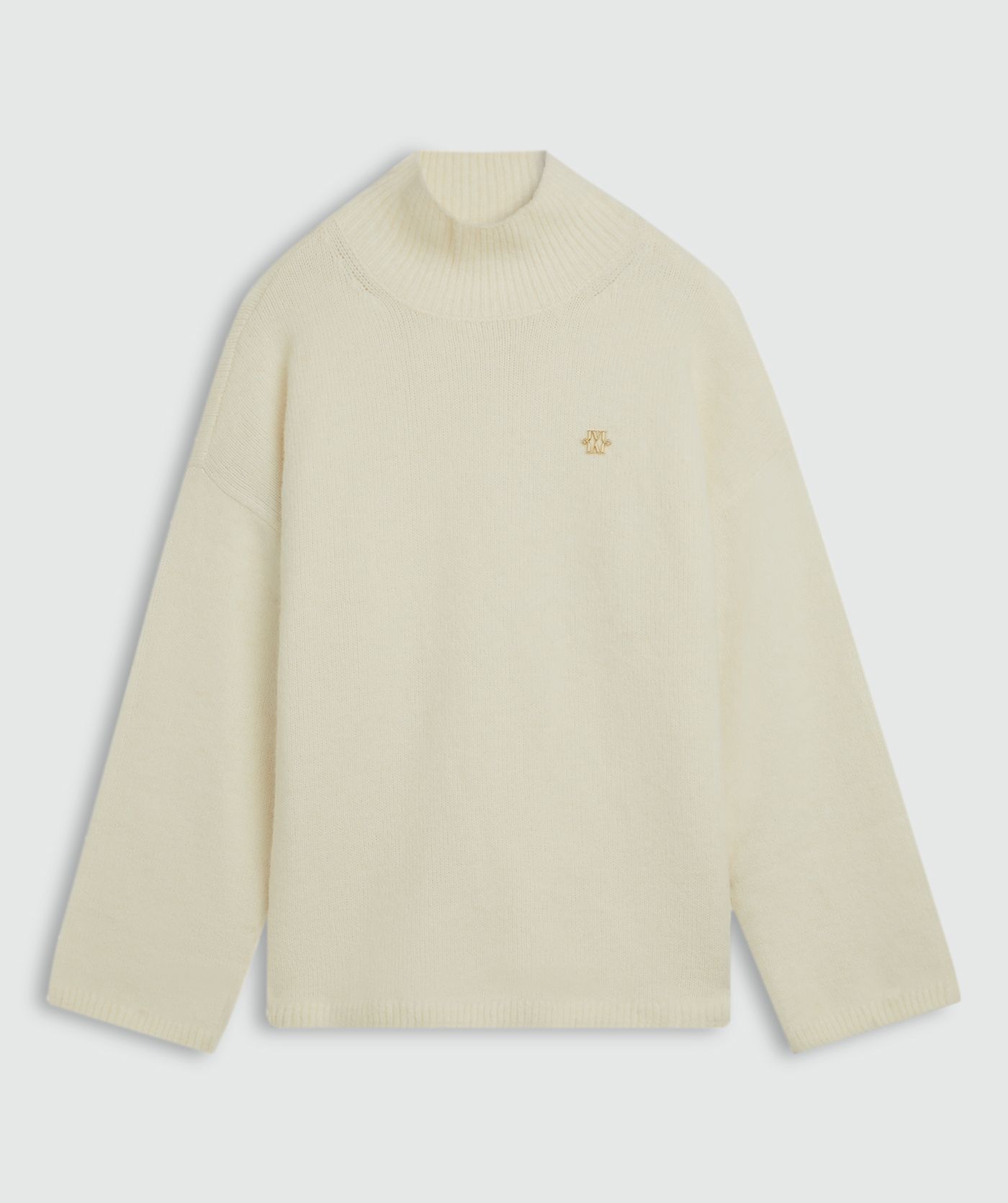 JV-ROELIEN oversized coltrui met wol - cloud white