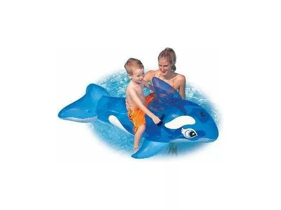 Baleine gonflable à chevaucher - Jeu de piscine Intex
