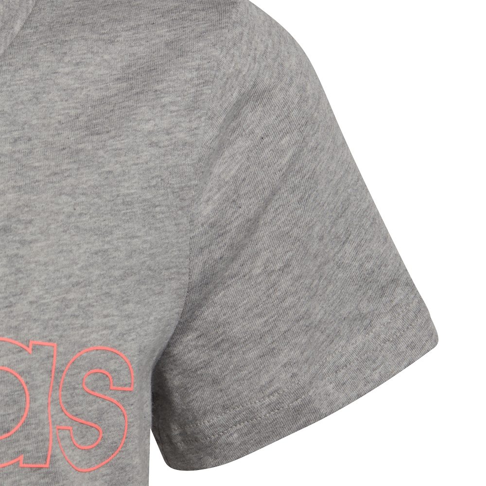adidas Essentials T-Shirt Mädchen medium grey heather