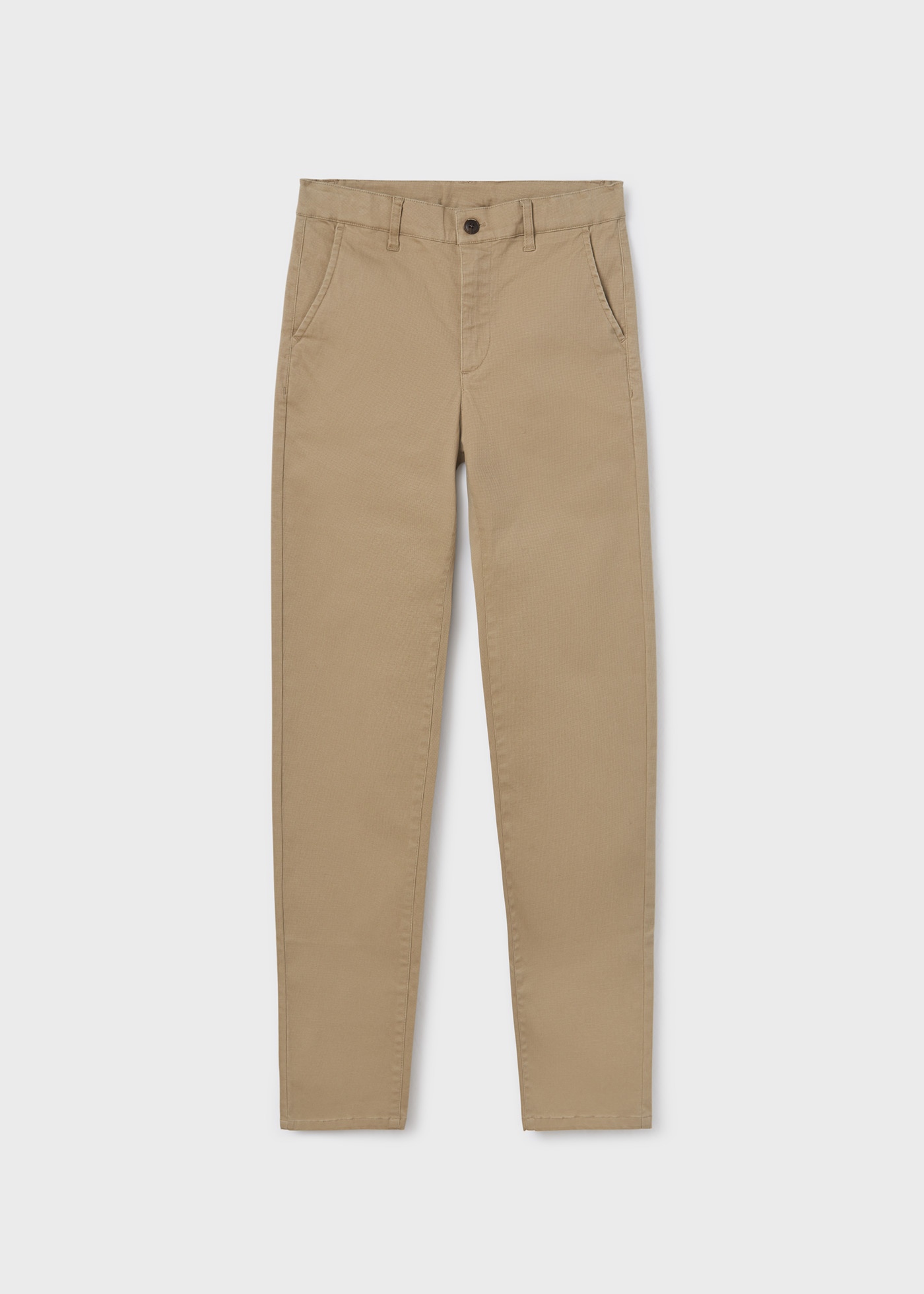 Calças chino piqué masculinas