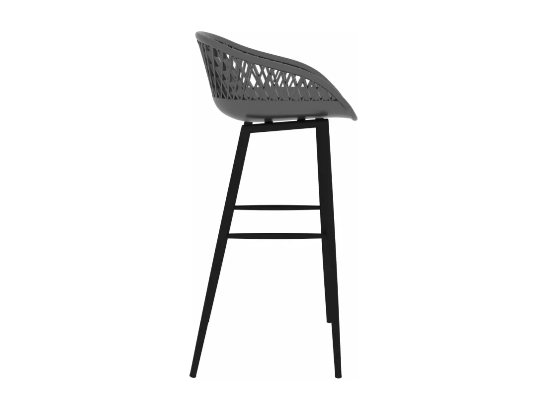 Ensemble de bar 7 pcs Noir et gris