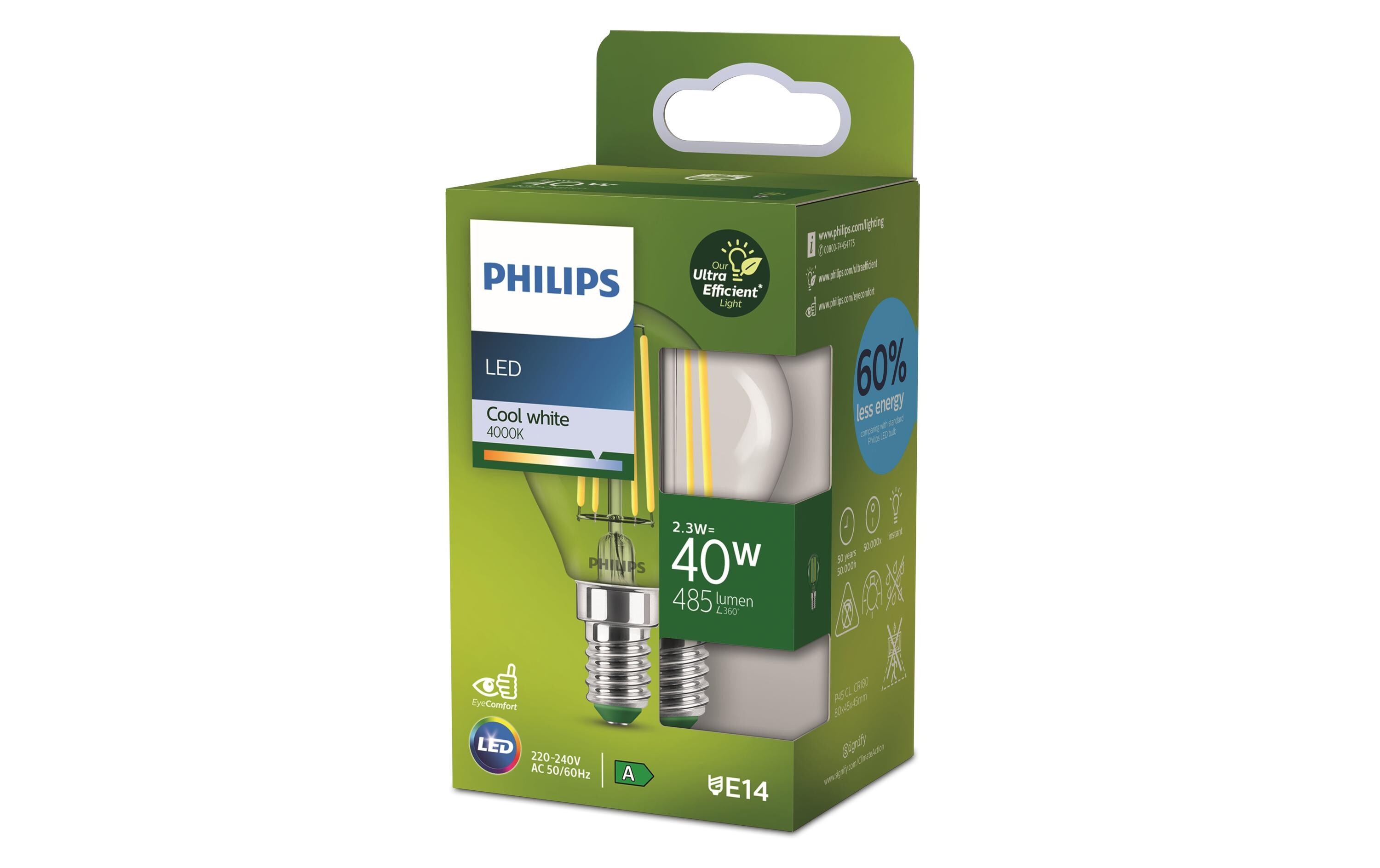 LED Lampe 2.6W (40W), E14, 485 lm, 4000K WarmweissLeuchtmittel