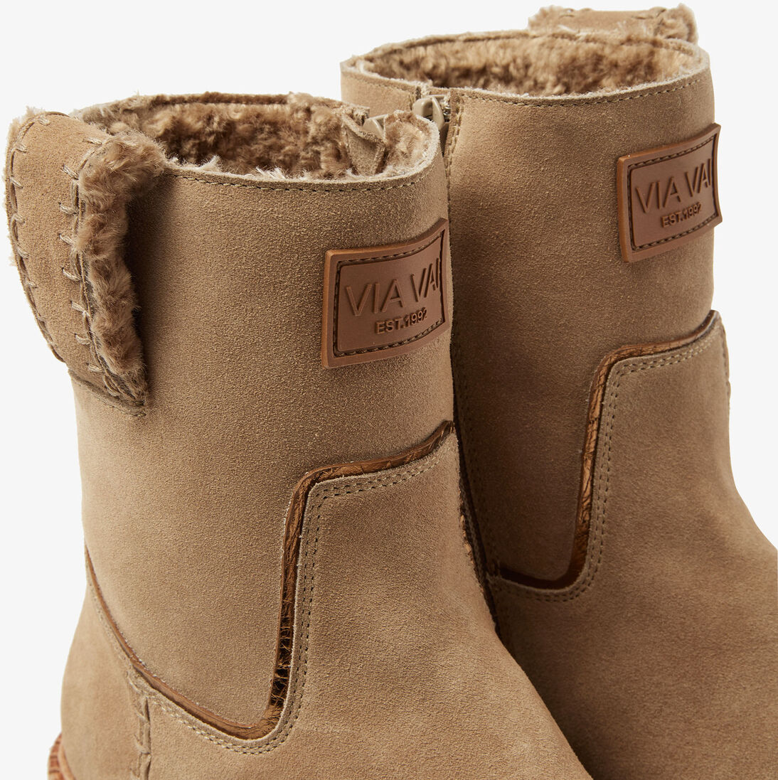 beige via vai enkelboots bellamy yasmin