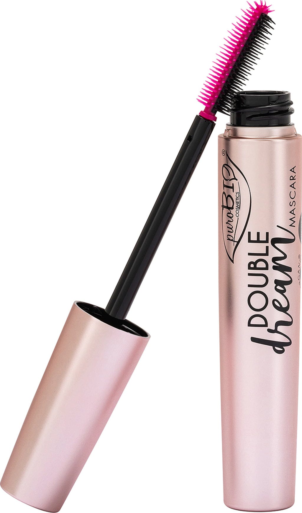 puroBIO cosmetics  Mascara Double Dream, Schwarz (10 ml)