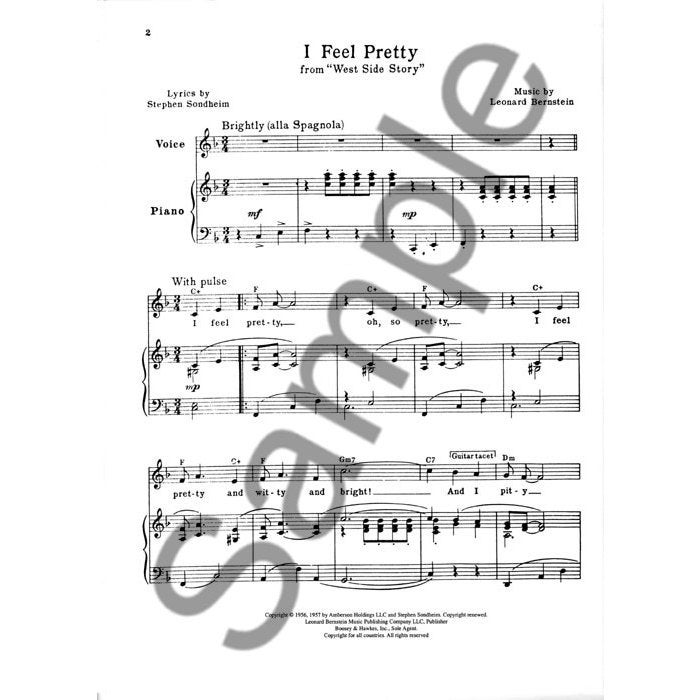 MusicSales - Leonard Bernstein - West Side Story (PVG) songbook