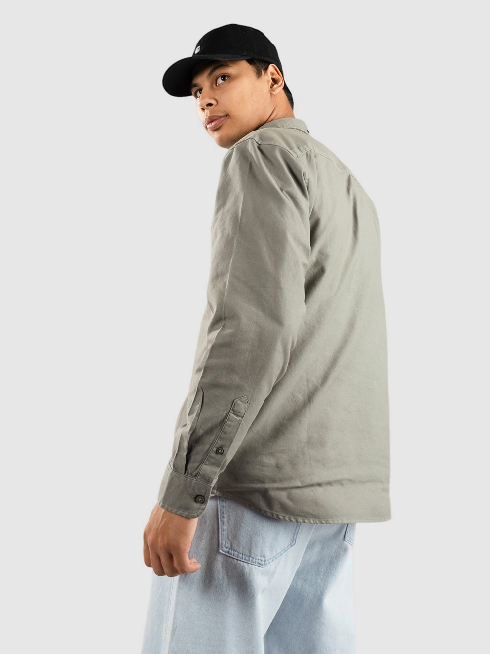 Carhartt WIP Bolton Shirt smoke green/garment dyed