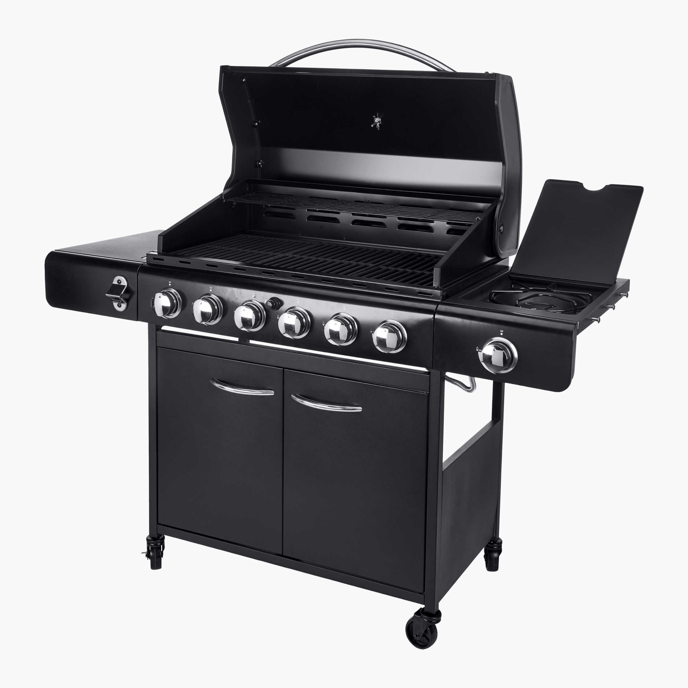 GASSGRILL MED KOKEPLATE