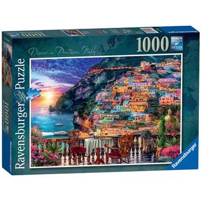 Dinner In Positano Italy 1000Piece Jigsaw Puzzle (Jigsaw)