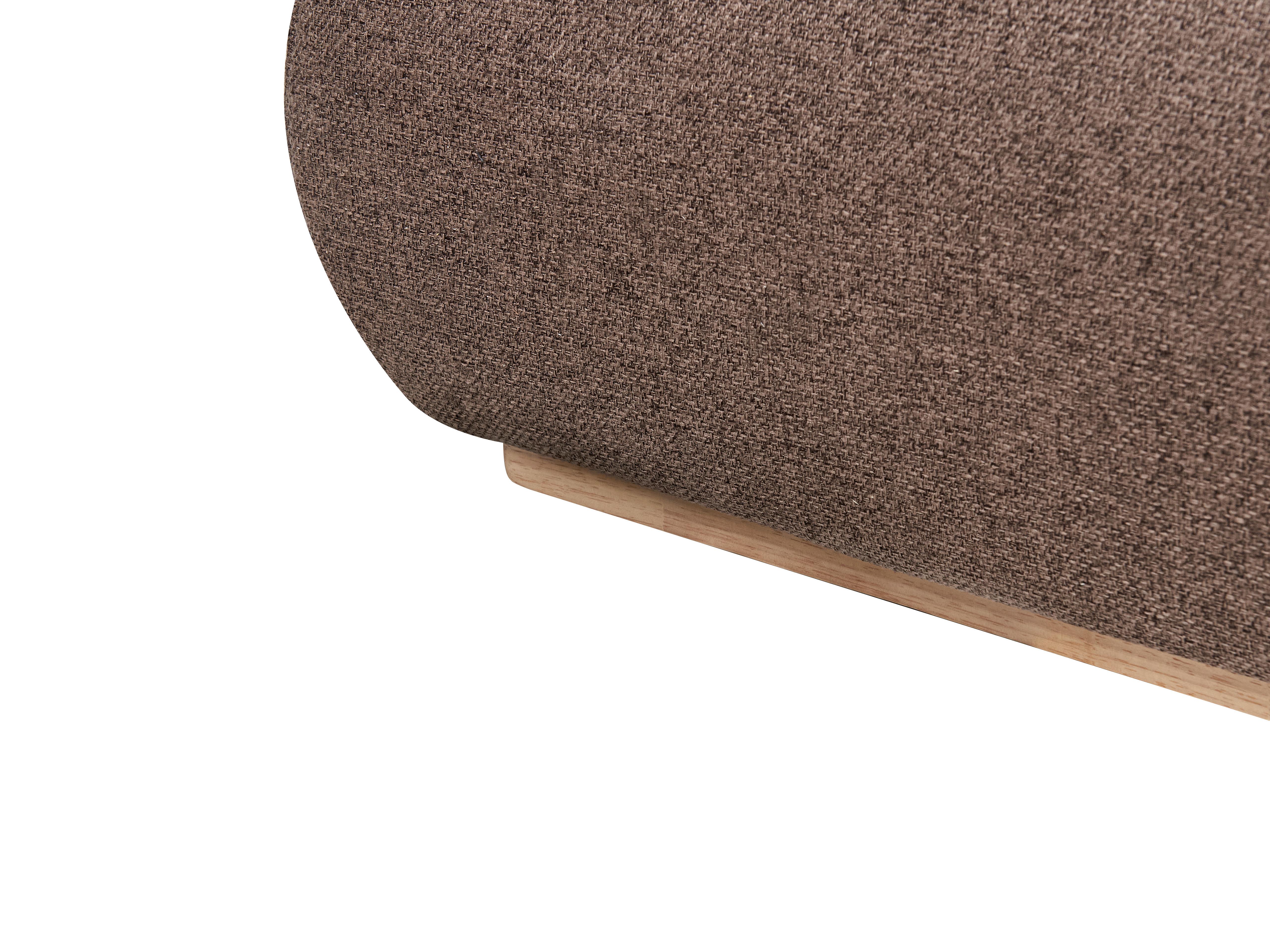Bed met opbergruimte Stof CAMPAGNE 180 x 200 cm Donkerbruin