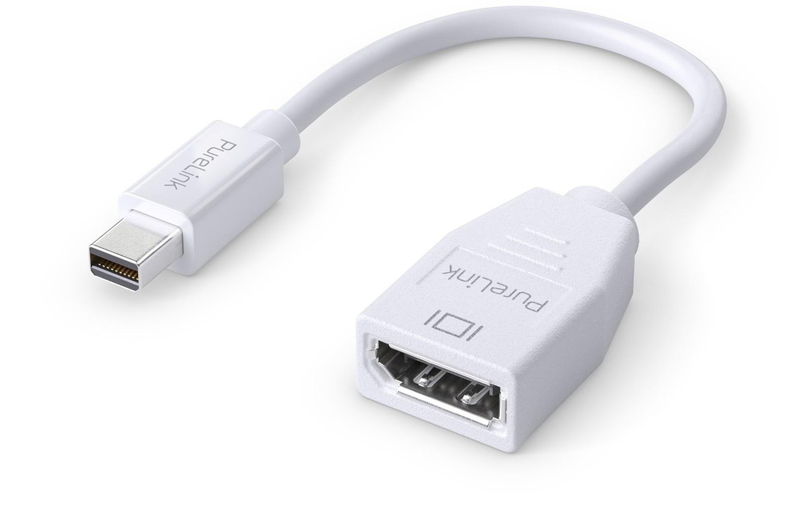 Adapter Mini-DisplayPort - DisplayPortMini-DisplayPort-Stecker / DisplayPort-Buchse