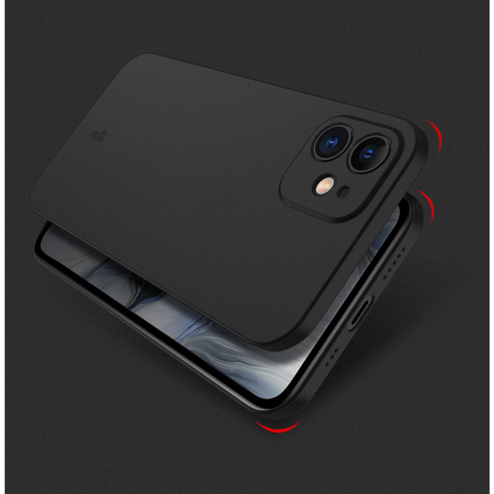 iPhone 12 Hülle Hardcase Ultra Thin 0.18 mm - Schwarz (Matt)