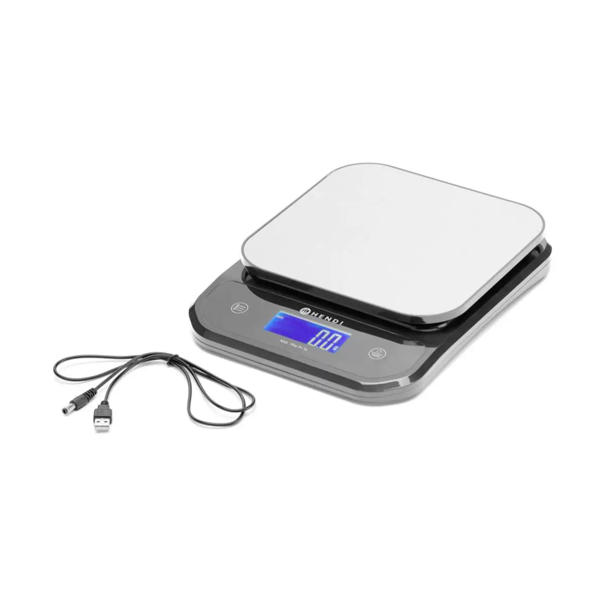 Waagen HENDI Küchenwaage 10 kg. Silber