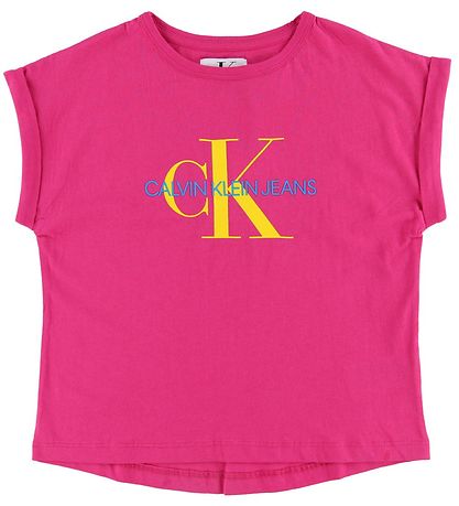Calvin Klein T-Shirt - Pink m. Logo