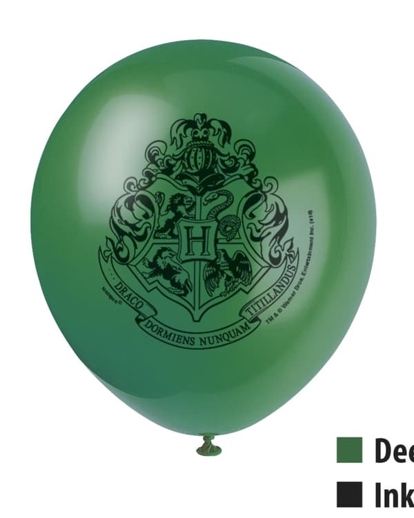 Sett med 8 Assortert Galtvort Hus Ballonger -  Harry Potter