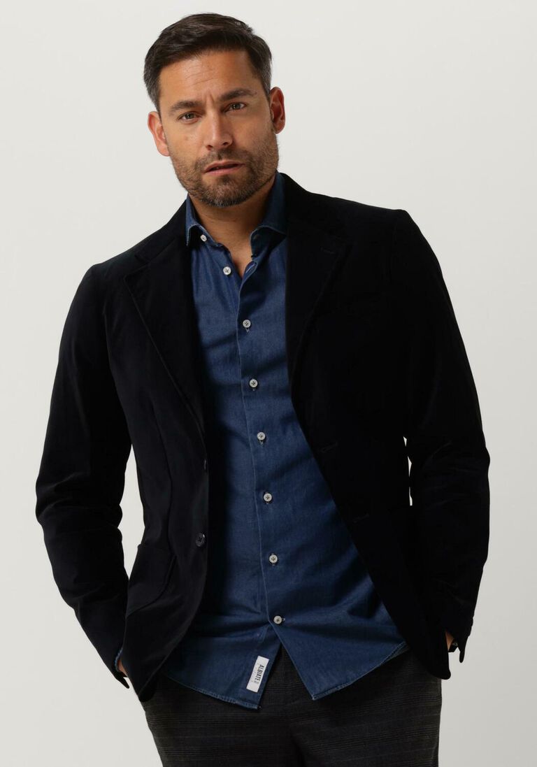 SELECTED HOMME donkerblauwe selected homme colbert slim-portland velvet blz