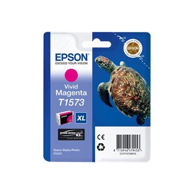Epson T1573XL Tortue - magenta - cartouche d'encre originale