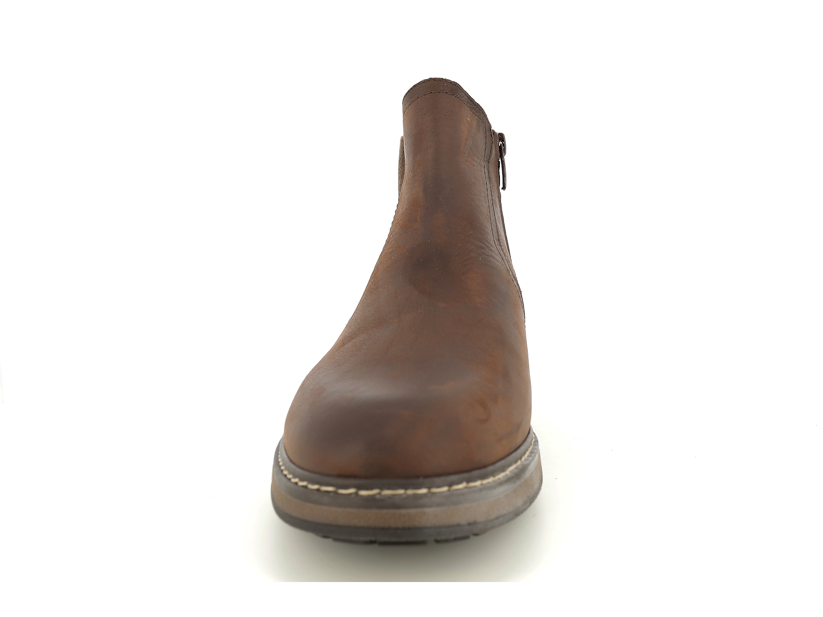 Fluchos-F1591 Cuir gras Marron Foncé