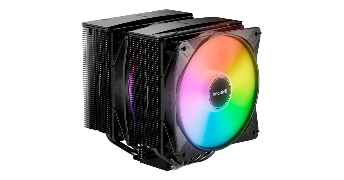be quiet!Pure Rock Pro 3 LX Black RGB CPU-koeler  (Zwart)