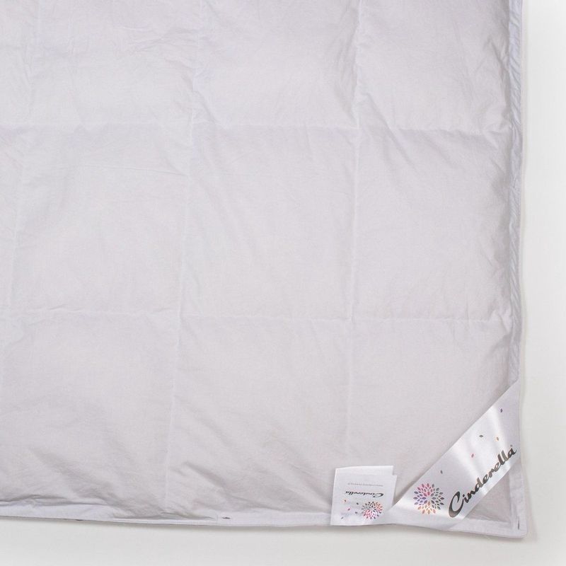 Cinderella Soul Dekbed 4 seizoenen 1 Persoons Luxe Eendendons Vulling Percale tijk