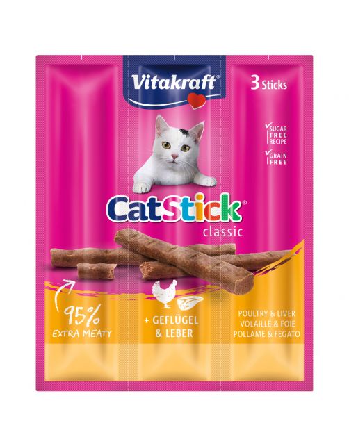 Vitakraft Cat-Stick Mini 3 stuks - Kattensnack