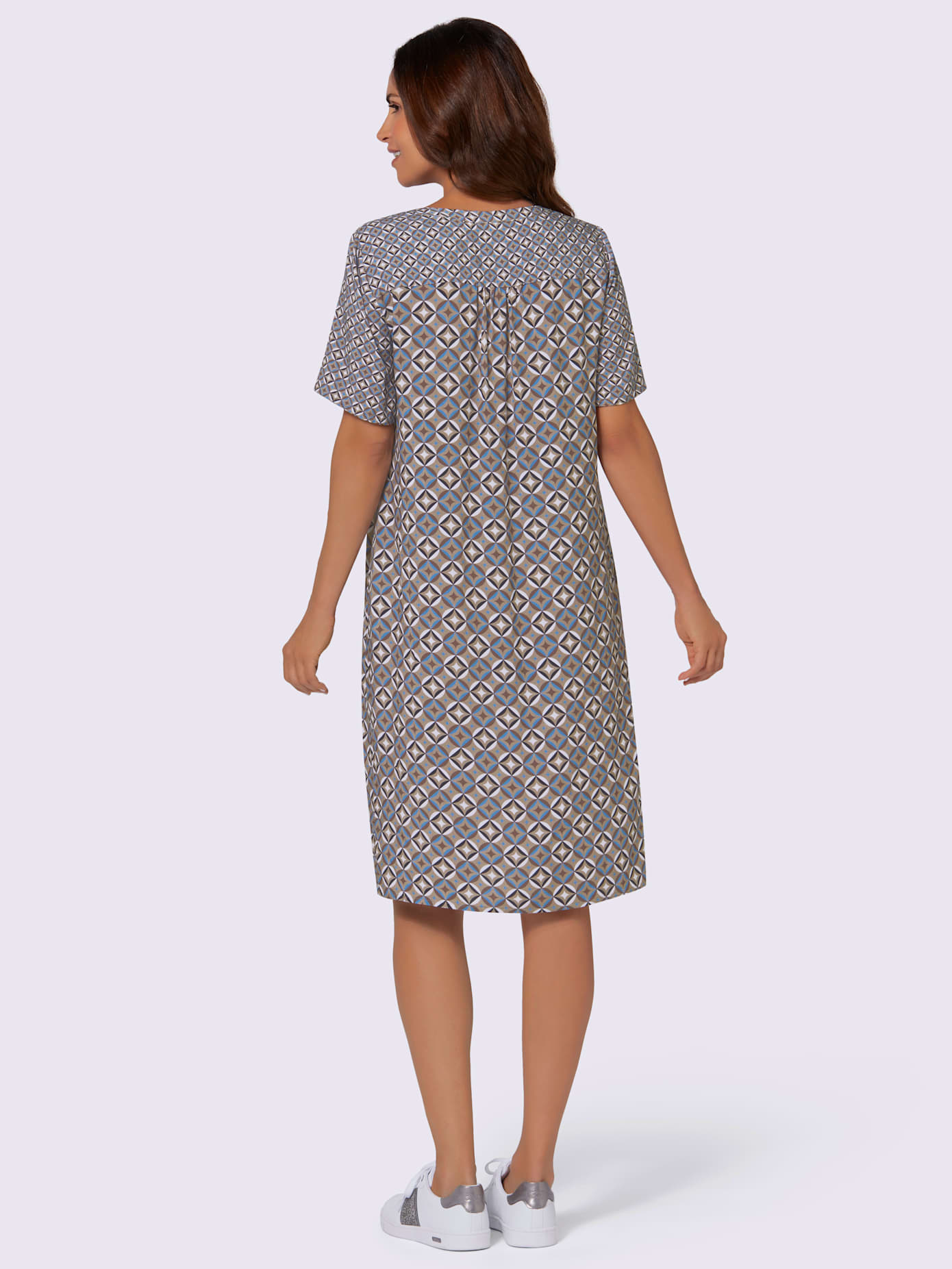 Robe tunique coupe affinante