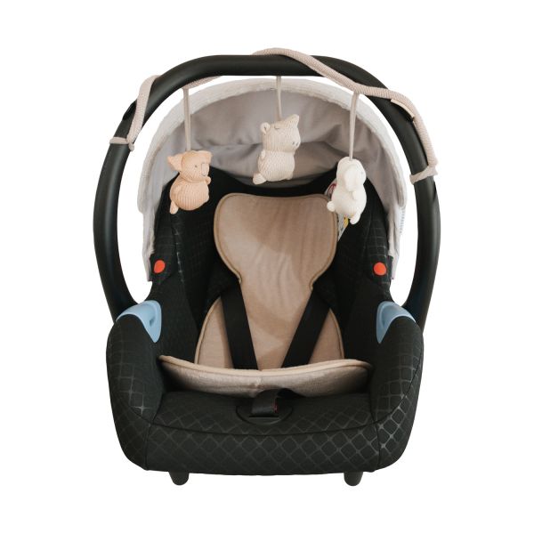 Bamboom Wagenspanner Animal Friends - Sand