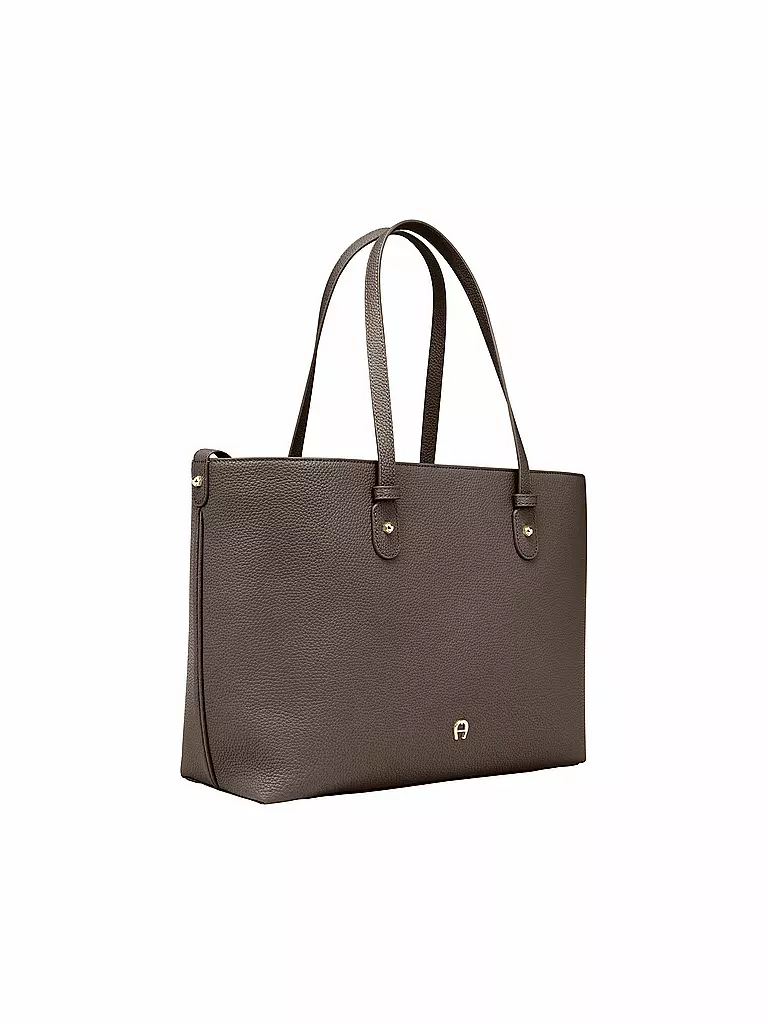 AIGNER Ledertasche - Shopper DIADORA Large grau