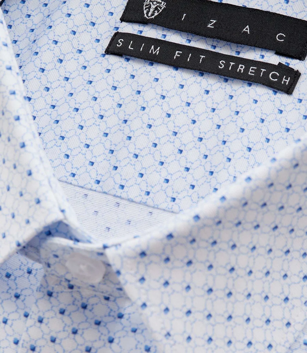 Chemise ville bleue 