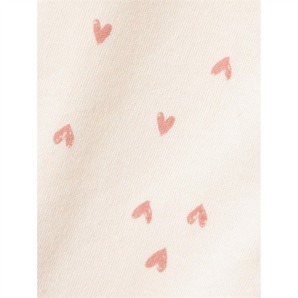 Buttercream Hearts Natdragt med Lynlås Noos