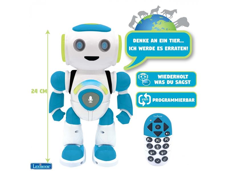 Lexibook Roboter Powerman Junior -DE- Interaktiver Roboter mit Fernbedienung
