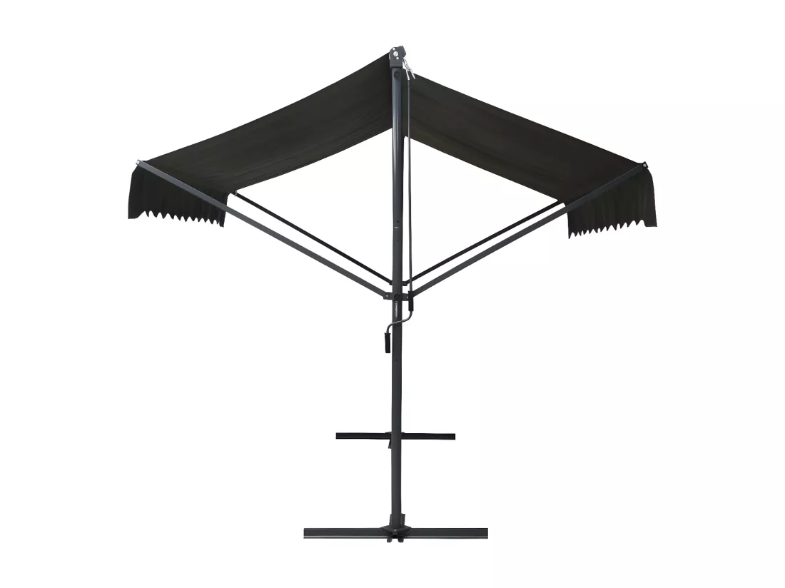 Auvent sur pied 600 x 300 cm Anthracite